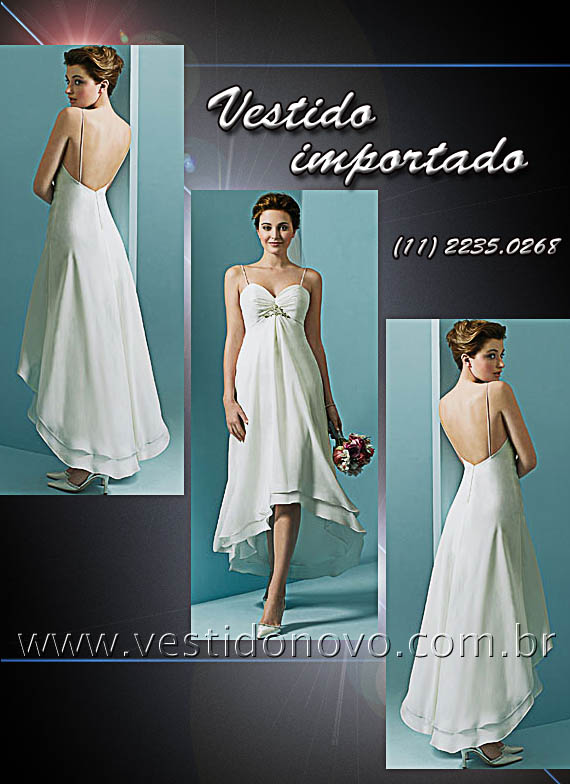 Vestido importado para casamento civil Lyse Klein - www.vestidoimportado.com.br