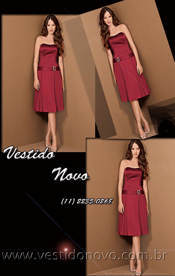 vestido curto - longuete