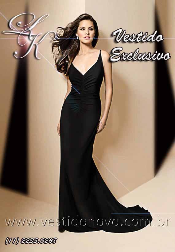 Vestidos de Formatura preto importado 
