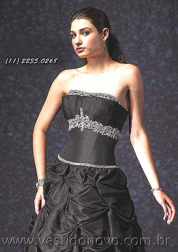 Vestido preto e Debutante importado - 15 anos www.vestidoimportado.com.br