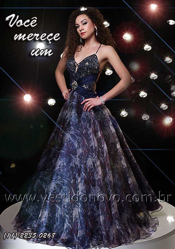 Vestido de Debutante estampado - Importado por Lyse Klein