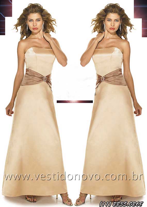 vestido festa de gala