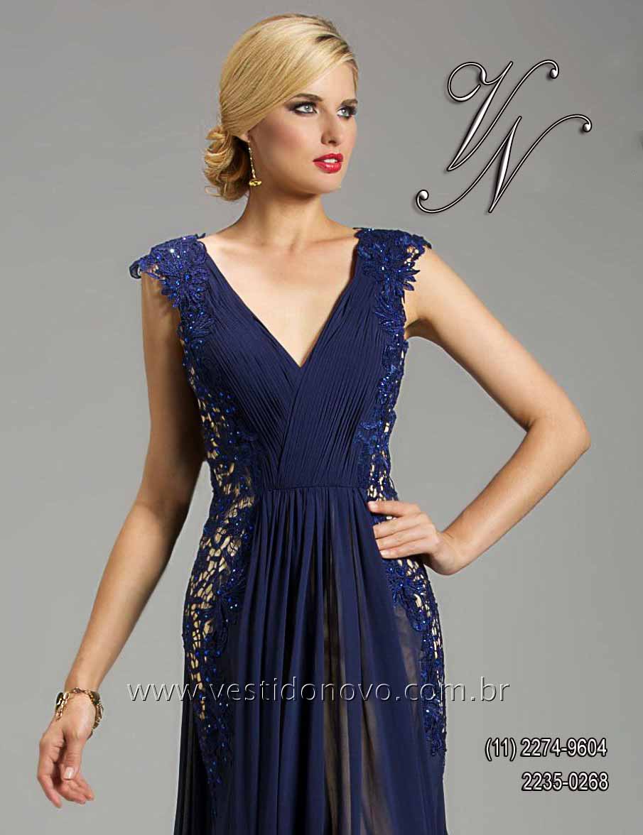 vestido me de noiva, noivo,  importado em azul marinho, falsa transparncia, CASA DO VESTIDO  em So Paulo sp Aclimao , Cambuci (11) 2274-9604  ou  2235-0268, vila mariana, mooca