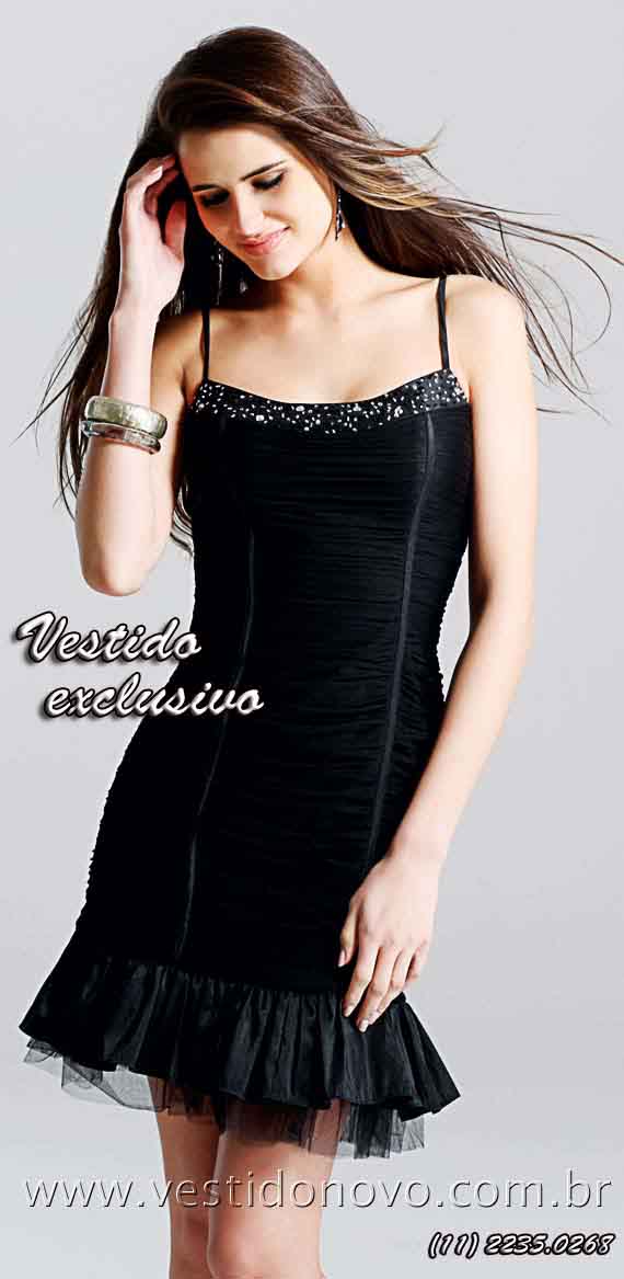 Vestido Preto importado Lyse Klein