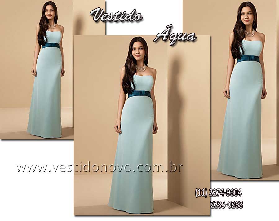  vestido de festa convidada aqua azul claro  loja em So Paulo, aclimao, cambuci, vila mariana, ipiranga, mooca, klabin (11) 2274-9604 ou 2235-0268