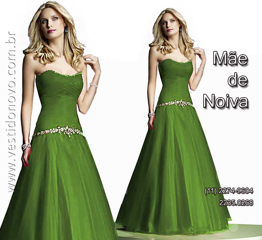 vestido plus size me de noiva na cor verde, So Paulo - aclimnao, vila mariana