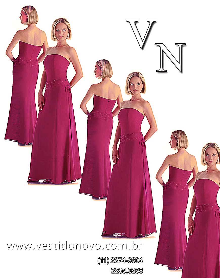 vestido fucksia madrinha de casamento