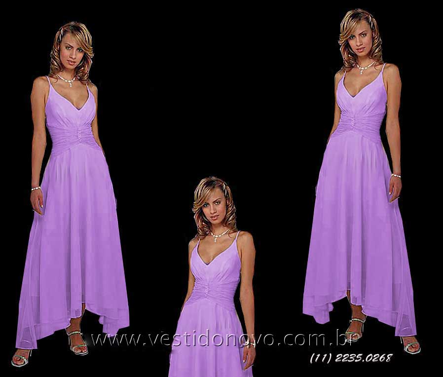 vestido lilas pastel