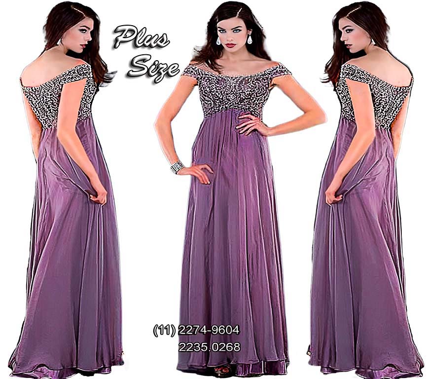 vestido madrinha lilas plus size