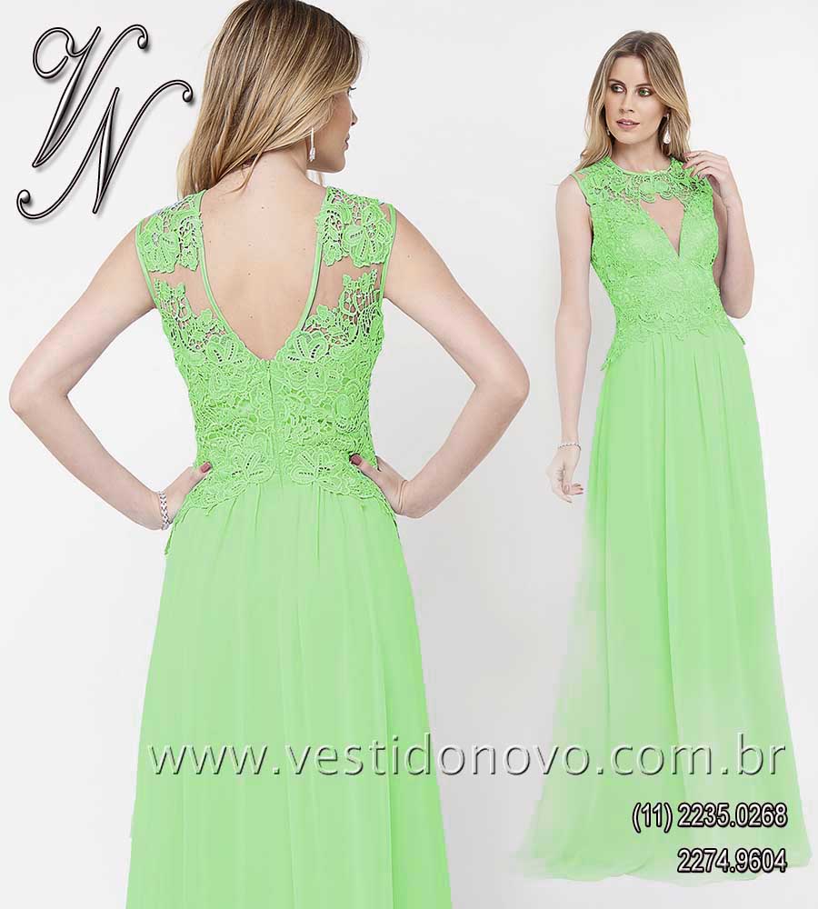 vestido mae da noiva verde musgo