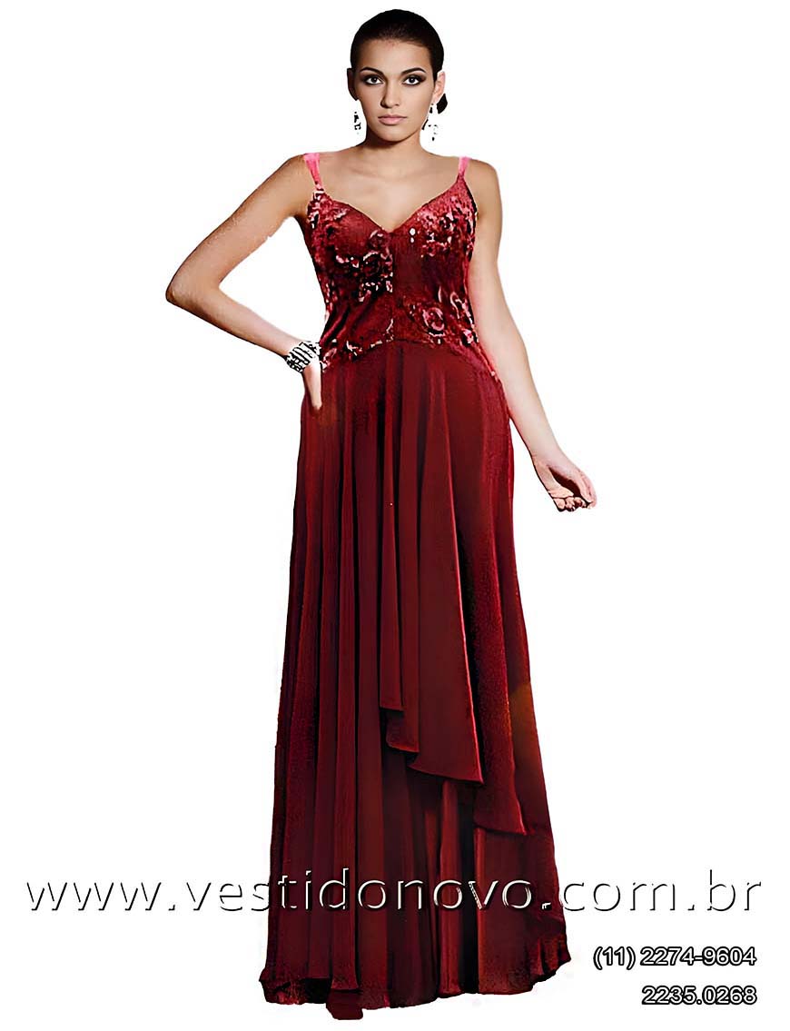 vestido mae de noiva na cor vinho sao paulo