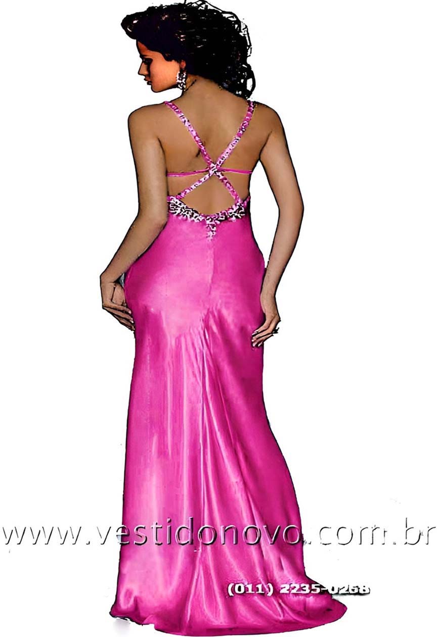 Vestido madrinha de casamento rosa pink em So Paulo 